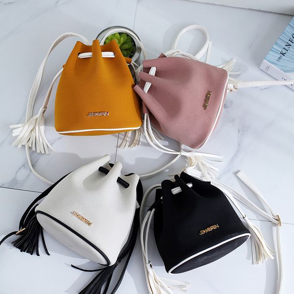 matte leather bucket bag 2020 new style fashion tassel women's bag shoulder/crossbody cute small
matte leather bucket bag 2020 new style fashion tassel women's bag shoulder/crossbody cute small
