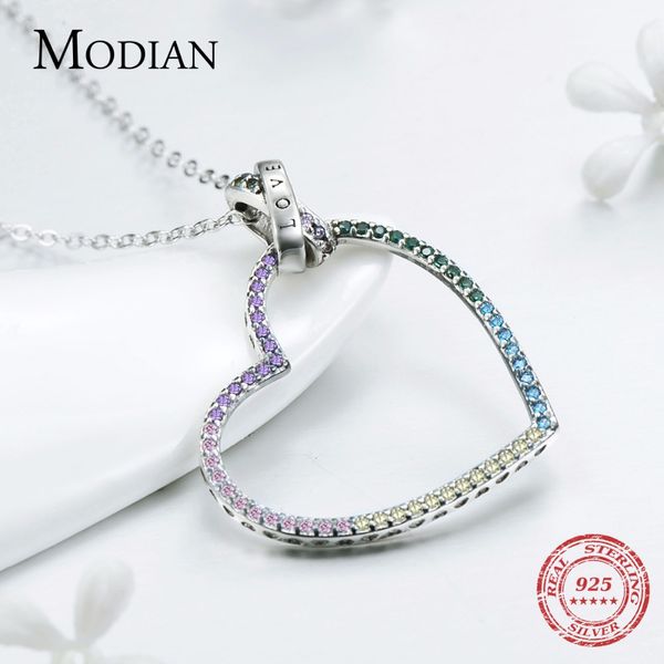 modian 925 sterling silver красочный кубический цирконий любовь подвески ожерелье для женщин fine jewelry фантастическая сердца ожерелье под, Golden;silver
modian 925 sterling silver красочный кубический цирконий любовь подвески ожерелье для женщин fine jewelry фантастическая сердца ожерелье под, Golden;silver