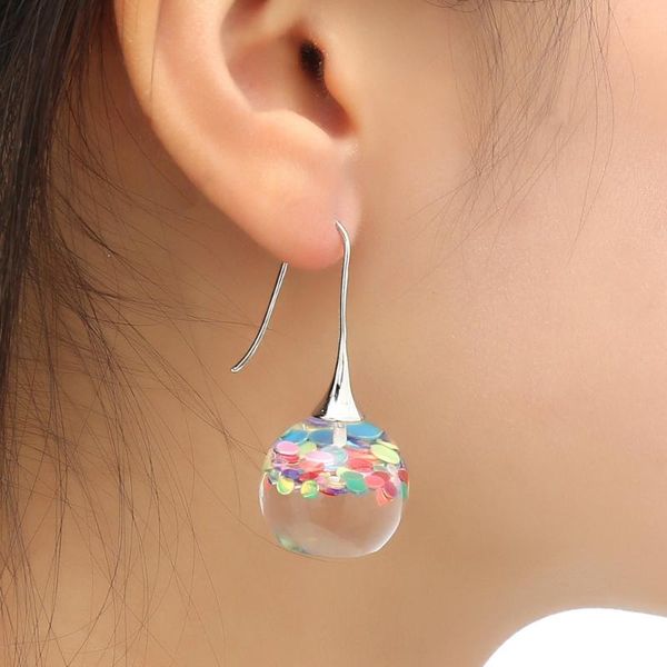 dangle & chandelier fashion chic round drop earrings women jewelry color sequins transparent bijoux accessories gift 2021, Silver
dangle & chandelier fashion chic round drop earrings women jewelry color sequins transparent bijoux accessories gift 2021, Silver