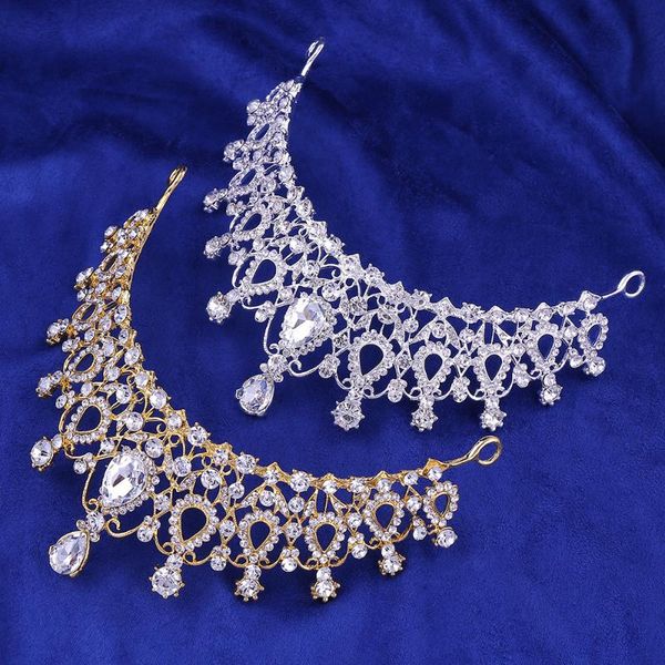 hair clips & barrettes luxo ouro prata cristal perola da coroa tiara acessorios do cabelo casamento festa nupcial joias grandes headbands, Golden;silver
hair clips & barrettes luxo ouro prata cristal perola da coroa tiara acessorios do cabelo casamento festa nupcial joias grandes headbands, Golden;silver
