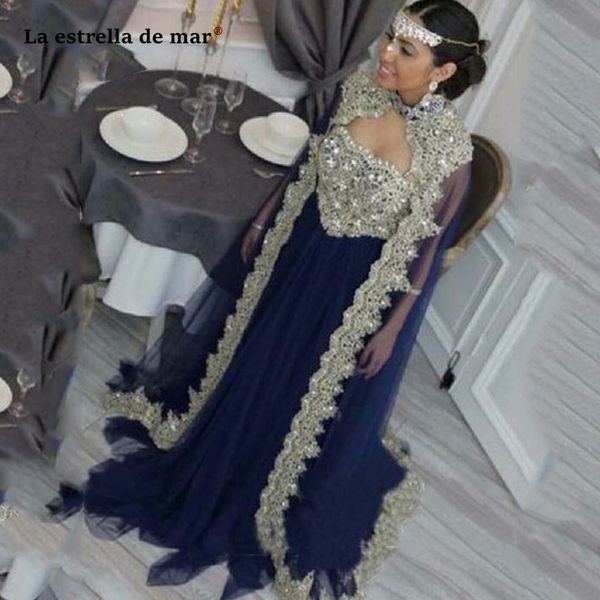 blue moroccan evening gowns new tulle gold applique v neck spaghetti strap bolero 2 pieces disassembly dubai ball gowns long, White;black
blue moroccan evening gowns new tulle gold applique v neck spaghetti strap bolero 2 pieces disassembly dubai ball gowns long, White;black