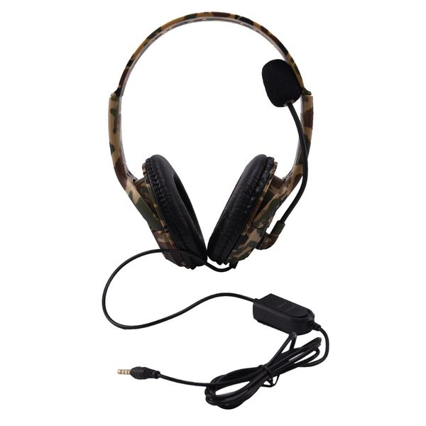 wired game headset with microphone, headworn camouflage bilateral large headset for playstation 4 ps4 x-one pc and laptop
wired game headset with microphone, headworn camouflage bilateral large headset for playstation 4 ps4 x-one pc and laptop