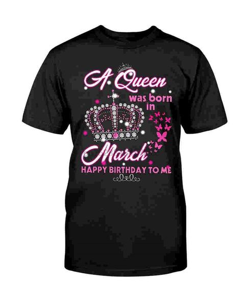 a queen was born in march happy birthday to me t-shirt black cotton men s-6xl slim fit tee shirt
a queen was born in march happy birthday to me t-shirt black cotton men s-6xl slim fit tee shirt
