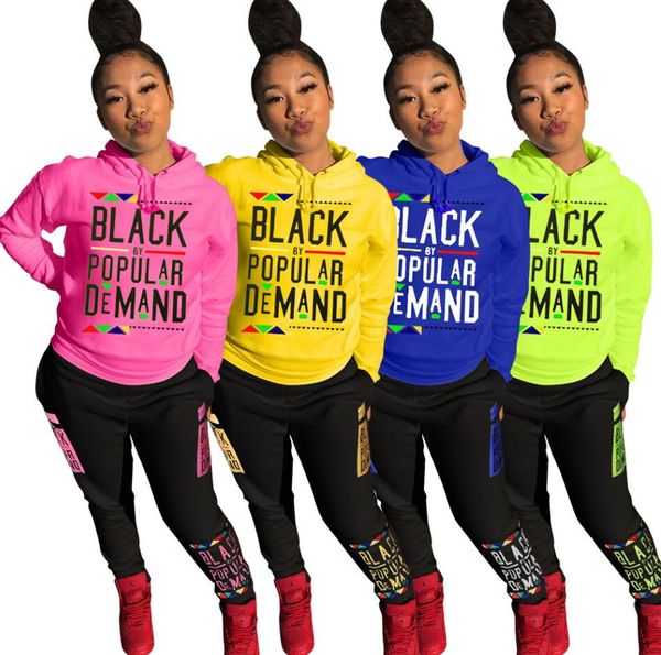 black by popular demand letter women outfits design hoodies and pants two pieces outfits autumn winter hooded clothing set sportswear e92706, White
black by popular demand letter women outfits design hoodies and pants two pieces outfits autumn winter hooded clothing set sportswear e92706, White