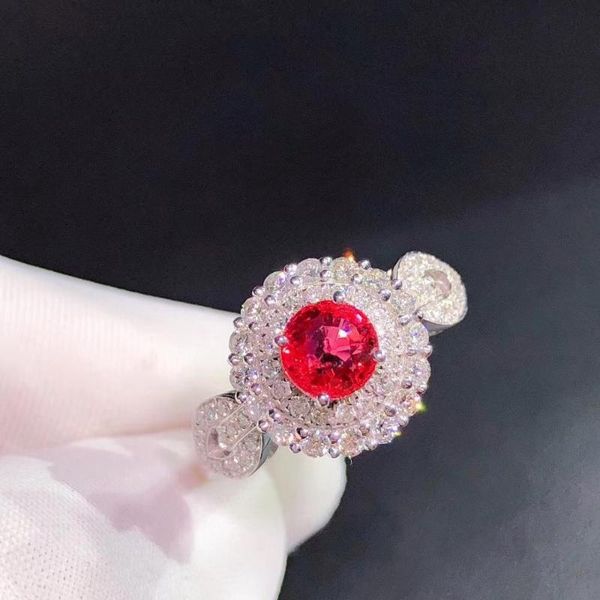 h730 natural 1.01ct red ruby ring diamonds jewelry anniversary female's rings for women's fine rings, Golden;silver
h730 natural 1.01ct red ruby ring diamonds jewelry anniversary female's rings for women's fine rings, Golden;silver