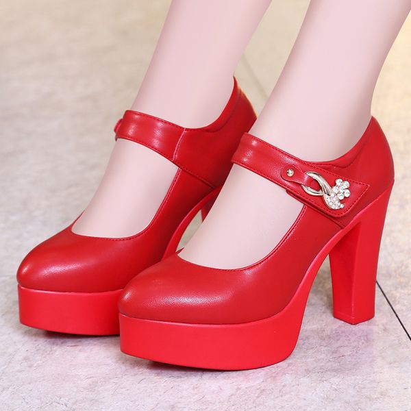 red 10cm super high heel single shoes thick with models cheongsam catwalk shoes size code muffin platform waterproof, Black
red 10cm super high heel single shoes thick with models cheongsam catwalk shoes size code muffin platform waterproof, Black
