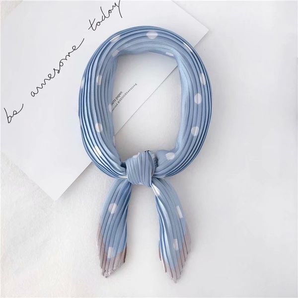scarves small crinkle dot silk scarf for women crumple lady neck wear pleated handkerchief foulard femme bandana 55*55cm, Blue;gray
scarves small crinkle dot silk scarf for women crumple lady neck wear pleated handkerchief foulard femme bandana 55*55cm, Blue;gray