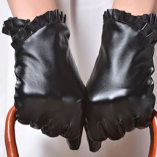 five fingers gloves fashion women leather winter coral fleece warm driving made of italy genuine lace hand mittens, Blue;gray
five fingers gloves fashion women leather winter coral fleece warm driving made of italy genuine lace hand mittens, Blue;gray