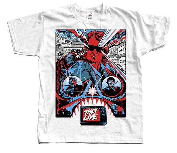 they live, movie poster 1988, john carpenter, t-shirt (white) all sizes s-3xl for man hipster o-neck causal cool
they live, movie poster 1988, john carpenter, t-shirt (white) all sizes s-3xl for man hipster o-neck causal cool