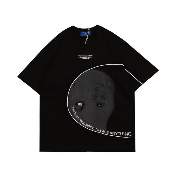 e-baihui 2020 the new dark decadence style stitching t-shirt, summer high street national tide round neck men's short sleeves 9608#ovdy, White;black
e-baihui 2020 the new dark decadence style stitching t-shirt, summer high street national tide round neck men's short sleeves 9608#ovdy, White;black
