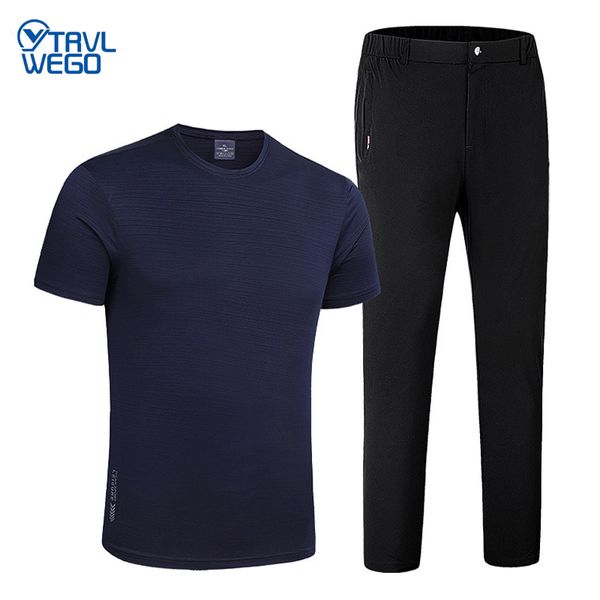 trvlwego running clothing sets men breathable short sleeve t-shirt & pants quick dry outdoor sportswear suit summer clothes, Gray;blue
trvlwego running clothing sets men breathable short sleeve t-shirt & pants quick dry outdoor sportswear suit summer clothes, Gray;blue