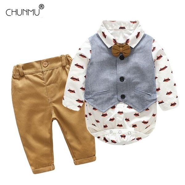 autumn toddler kids baby boys clothes long sleeve tracksuit sets fashion print rompers + vest + pants 4pcs birthday outfits 0927, White
autumn toddler kids baby boys clothes long sleeve tracksuit sets fashion print rompers + vest + pants 4pcs birthday outfits 0927, White