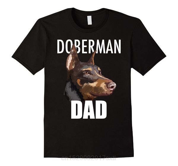 2019 fashion doberman dad dog tshirt tee shirt t-shirt t shirt