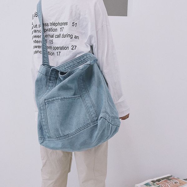 fashion vintage jeans handbag simple style denim women bags crossbody messenger purse shoulder bag big shopping bags
fashion vintage jeans handbag simple style denim women bags crossbody messenger purse shoulder bag big shopping bags