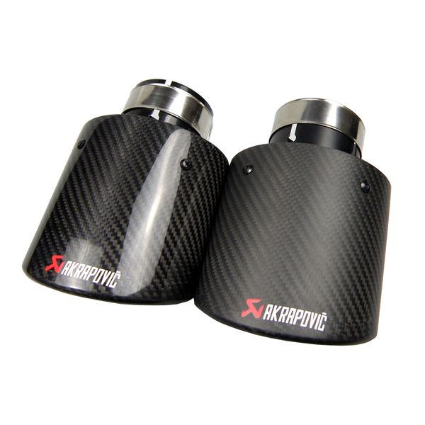 universal oval akrapovic carbon fiber car black exhaust pipe muffler tip glossy black carbon fiber curly edge
universal oval akrapovic carbon fiber car black exhaust pipe muffler tip glossy black carbon fiber curly edge