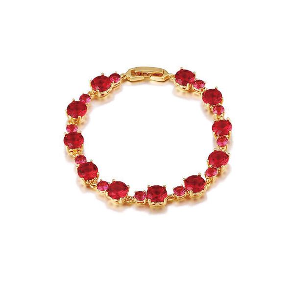 link, chain mxgxfam ( 16.5 cm + 3 ) red / purple big zircon bracelet for women original designs fashion jewelry 24 k pure gold color, Black
link, chain mxgxfam ( 16.5 cm + 3 ) red / purple big zircon bracelet for women original designs fashion jewelry 24 k pure gold color, Black
