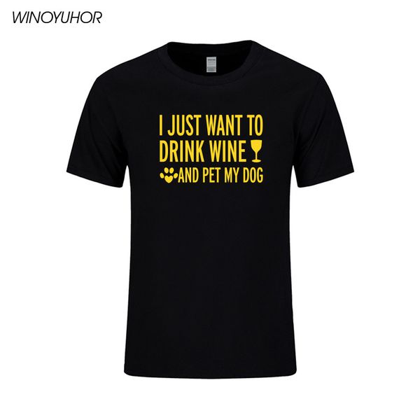 i just want to drink wine letter printed t shirt men funny printed casual short sleeve cotton t shirts dog lover gift tee
i just want to drink wine letter printed t shirt men funny printed casual short sleeve cotton t shirts dog lover gift tee