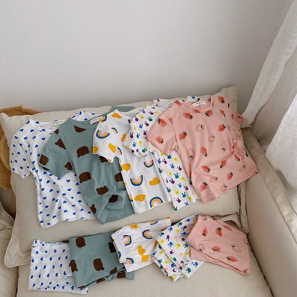 children cartoon bear rainbow love pajamas set kids pajamas cotton boy girl pyjamas pijama infantil child sleepwear clothes set, White
children cartoon bear rainbow love pajamas set kids pajamas cotton boy girl pyjamas pijama infantil child sleepwear clothes set, White