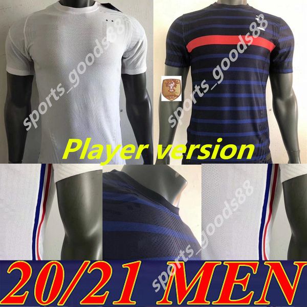 player version 20 21 france soccer jersey 2 stars mbappe pogba griezmann giroud kante world home away football shirt camiseta de futbol, Black;yellow
player version 20 21 france soccer jersey 2 stars mbappe pogba griezmann giroud kante world home away football shirt camiseta de futbol, Black;yellow