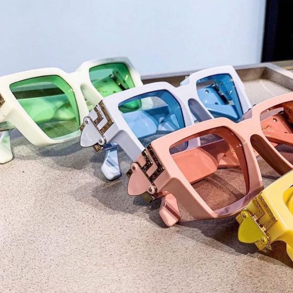 46358 brand design retro luxury sunglasses square men women fashion shades uv400 vintage glasses, White;black
46358 brand design retro luxury sunglasses square men women fashion shades uv400 vintage glasses, White;black