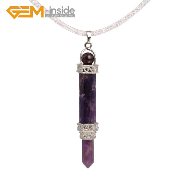 wand tower natural amethysts quartzs crystal dowsing chakra pendulum for divination real stone reiki pendant for women energy, Silver
wand tower natural amethysts quartzs crystal dowsing chakra pendulum for divination real stone reiki pendant for women energy, Silver