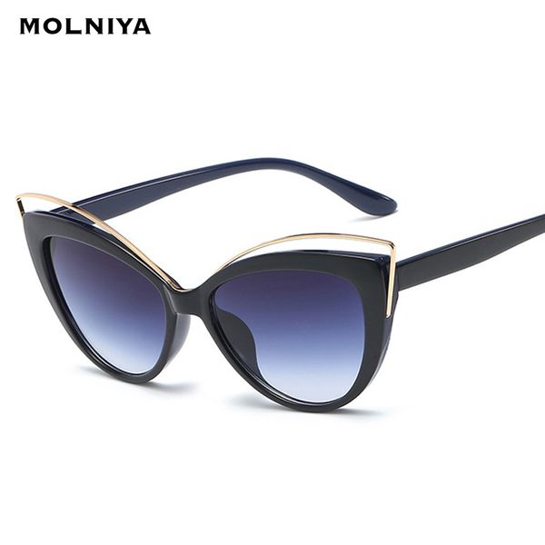 sunglasses 2021 fashion cateye ladies retro metal glasses mirror shopping feminino uv400, White;black
sunglasses 2021 fashion cateye ladies retro metal glasses mirror shopping feminino uv400, White;black