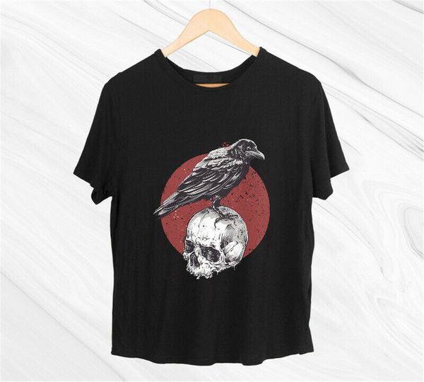 gothic raven skull bird art print shirt short sleeve graphic t-shirt tee for youth middle-age the elder tee shirt
gothic raven skull bird art print shirt short sleeve graphic t-shirt tee for youth middle-age the elder tee shirt