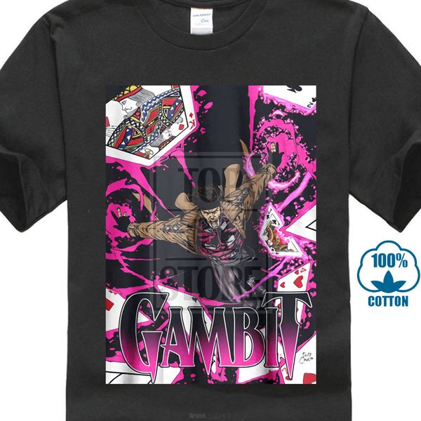 gambit x men superhero marvel comic t shirt men's black s to 4xl 017033 
gambit x men superhero marvel comic t shirt men's black s to 4xl 017033