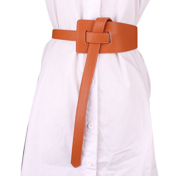 2020 limited women pu solid bandoleira belt new belt ladies outdoor decoration fashion wild knotted wide waist seal, Black;brown
2020 limited women pu solid bandoleira belt new belt ladies outdoor decoration fashion wild knotted wide waist seal, Black;brown