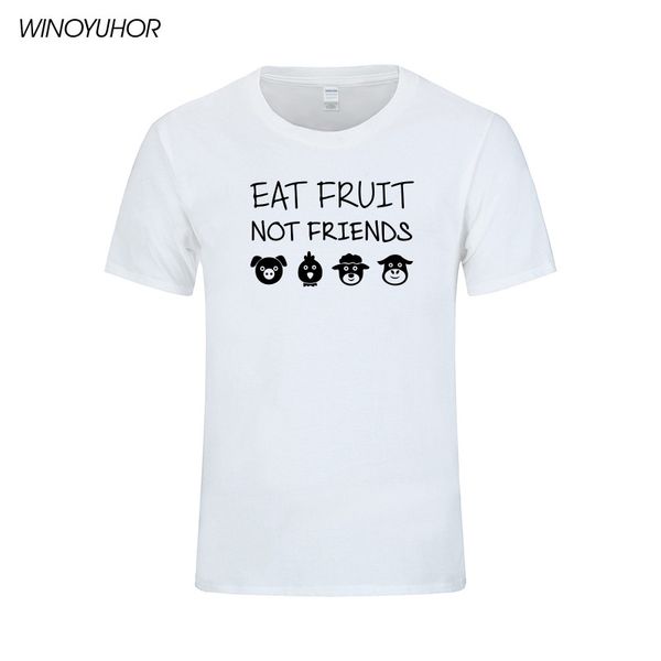 ешьте фрукты не друзья t-shirt men summer casual короткий рукав хлопок футболка смешной printed tops tee camisetas masculina
ешьте фрукты не друзья t-shirt men summer casual короткий рукав хлопок футболка смешной printed tops tee camisetas masculina
