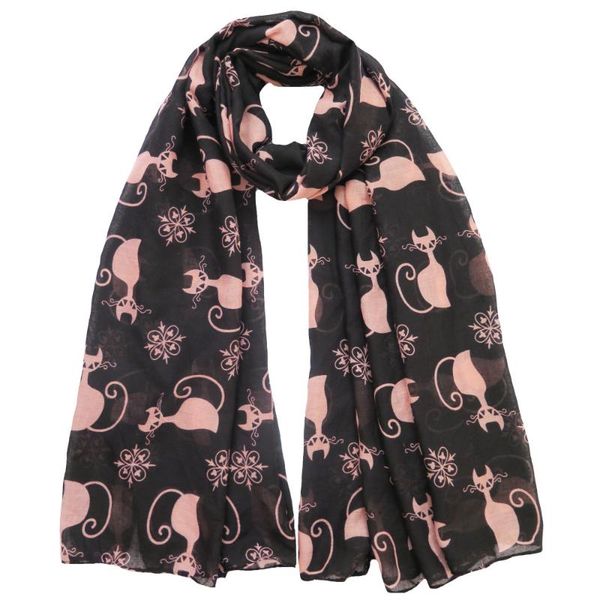 scarves black cats kitten animal print women's scarf shawl wrap soft lightweight for all seasons, Blue;gray
scarves black cats kitten animal print women's scarf shawl wrap soft lightweight for all seasons, Blue;gray