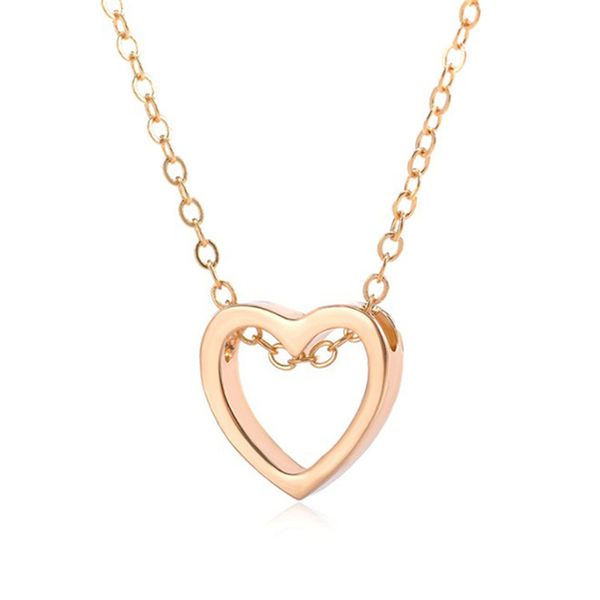 simple design hollow out heart pendant necklace elegant women's wedding 3 color clavicle chain fashion ladies party jewelry, Silver
simple design hollow out heart pendant necklace elegant women's wedding 3 color clavicle chain fashion ladies party jewelry, Silver
