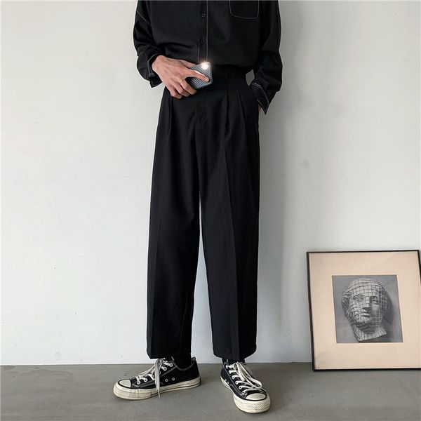 retro straight-leg pants new men's casual trousers jogging man korean fashion trend loose wide-leg pant streetwear high quality, Black
retro straight-leg pants new men's casual trousers jogging man korean fashion trend loose wide-leg pant streetwear high quality, Black