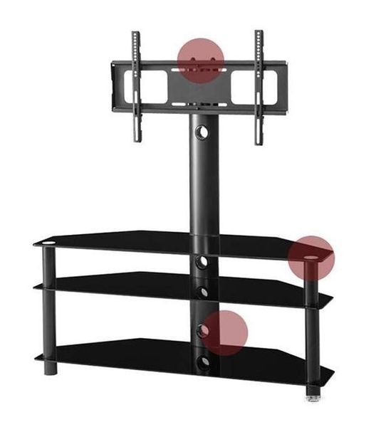 tv mount bracket mobile stand floor multi-function tempered safety glass metal frame univeral media storage 32-65 black c0064 us stock
tv mount bracket mobile stand floor multi-function tempered safety glass metal frame univeral media storage 32-65 black c0064 us stock