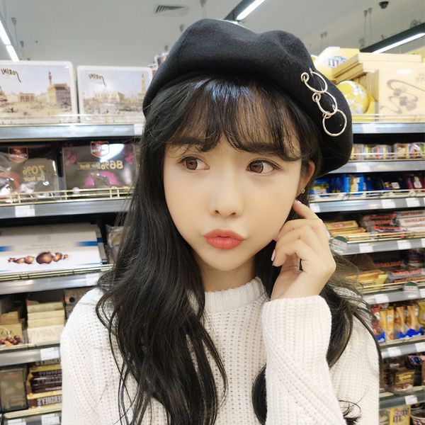 berets boinas para mujer cappello donna painter hat personality hoop beret female autumn and winter retro punk hut damen kapelusz 2021, Blue;gray
berets boinas para mujer cappello donna painter hat personality hoop beret female autumn and winter retro punk hut damen kapelusz 2021, Blue;gray