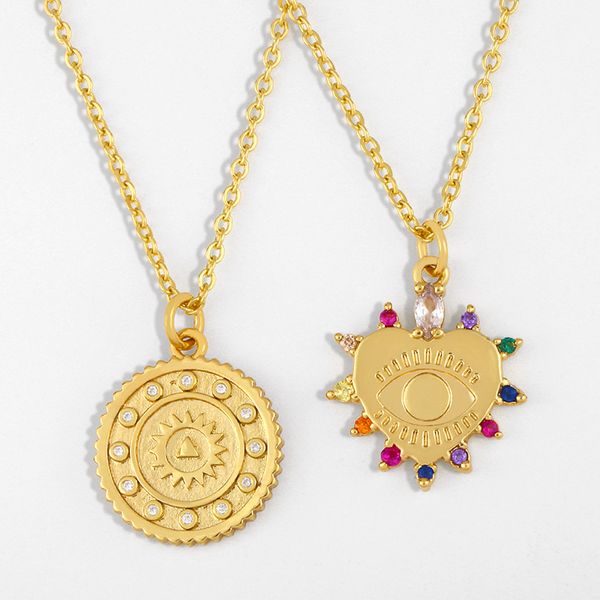 pendant necklaces cz zirconia evil eye necklace for women multicolor heart stone round circle gold chain turkish jewelry nker36, Silver
pendant necklaces cz zirconia evil eye necklace for women multicolor heart stone round circle gold chain turkish jewelry nker36, Silver