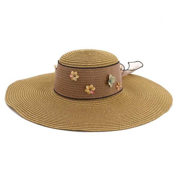 wzcx 2020 fashion new flower bow wide brim casual straw hat tide korean version summer women's hat beach, Blue;gray
wzcx 2020 fashion new flower bow wide brim casual straw hat tide korean version summer women's hat beach, Blue;gray