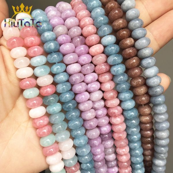 5*8mm natural stone beads round morganite angelite rondelle beads for jewelry making diy bracelet ear studs accessories 15inches
5*8mm natural stone beads round morganite angelite rondelle beads for jewelry making diy bracelet ear studs accessories 15inches