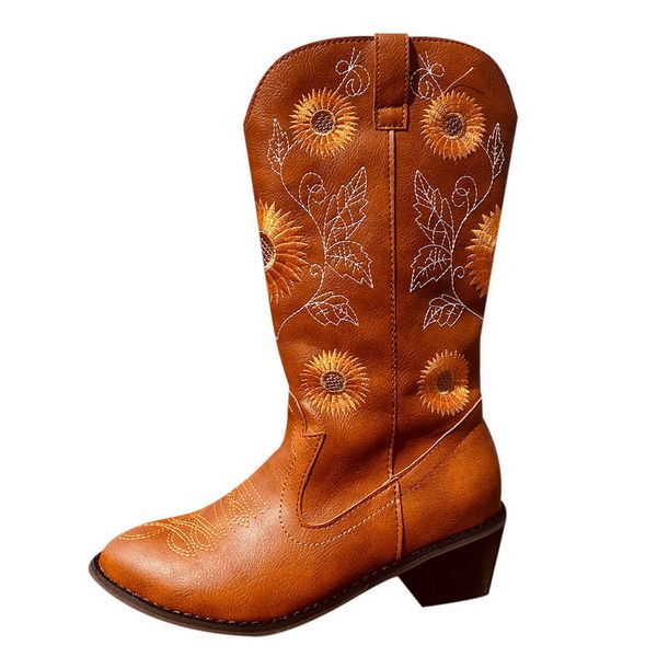 dihope embroidered retro women's boots thick heel high heel round toe mid-calf boots sprinng and autumn plus size 36-43, Black
dihope embroidered retro women's boots thick heel high heel round toe mid-calf boots sprinng and autumn plus size 36-43, Black