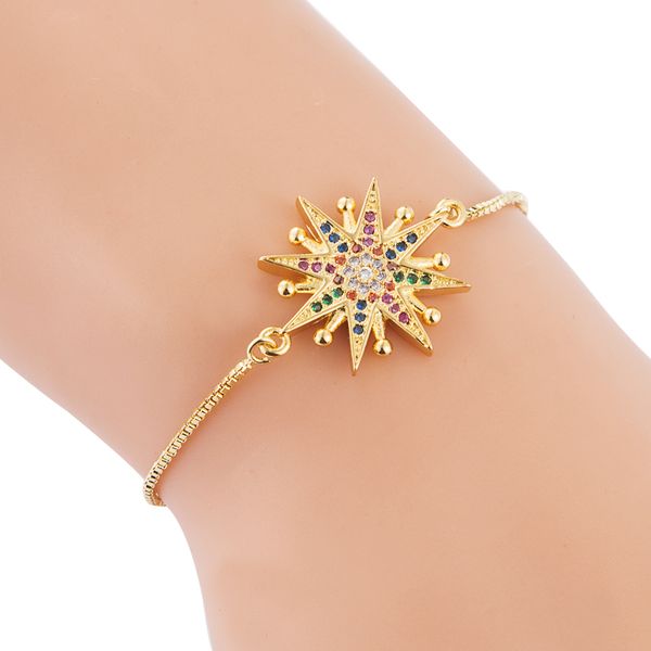 charm bracelets 2021 design fashionable gold color bracelet and bangle for woman adjustable sunflower copper zircon pull, Golden;silver
charm bracelets 2021 design fashionable gold color bracelet and bangle for woman adjustable sunflower copper zircon pull, Golden;silver