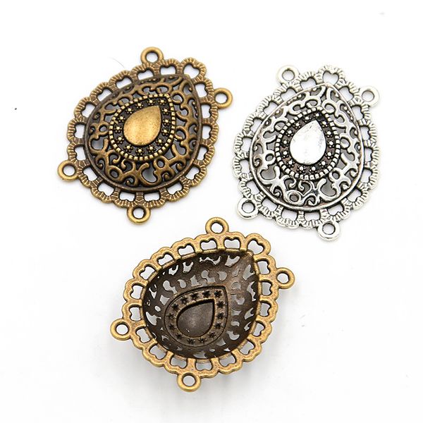 6pcs 31*39mm fashion two color zinc alloy hollow waterdrop pendants connectors linker for diy charm jewelry accessorie, Bronze;silver
6pcs 31*39mm fashion two color zinc alloy hollow waterdrop pendants connectors linker for diy charm jewelry accessorie, Bronze;silver