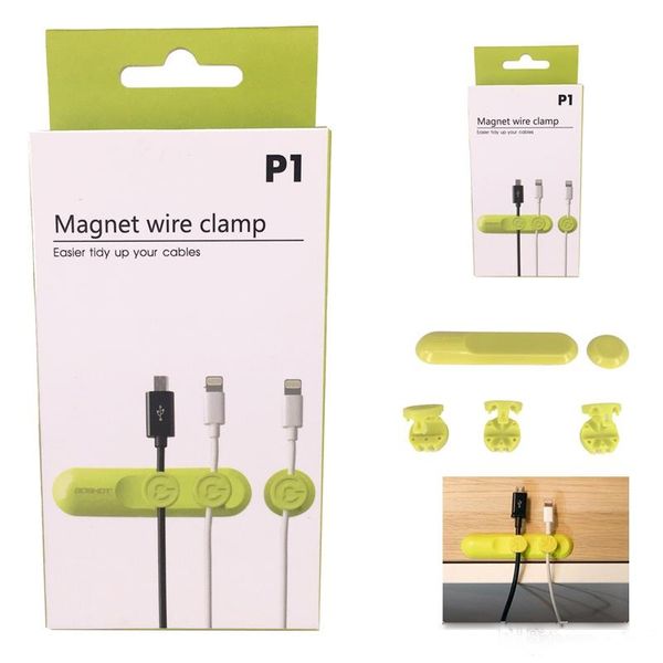 new multifunction earphone headphone cord winder usb cable holder magnetic organizer gather clips magnet wire clamp with retail package
new multifunction earphone headphone cord winder usb cable holder magnetic organizer gather clips magnet wire clamp with retail package