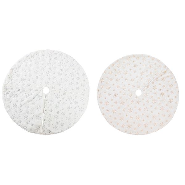 90cm white flannel embroidered snowflake christmas tree skirt christmas new year home decorations
90cm white flannel embroidered snowflake christmas tree skirt christmas new year home decorations