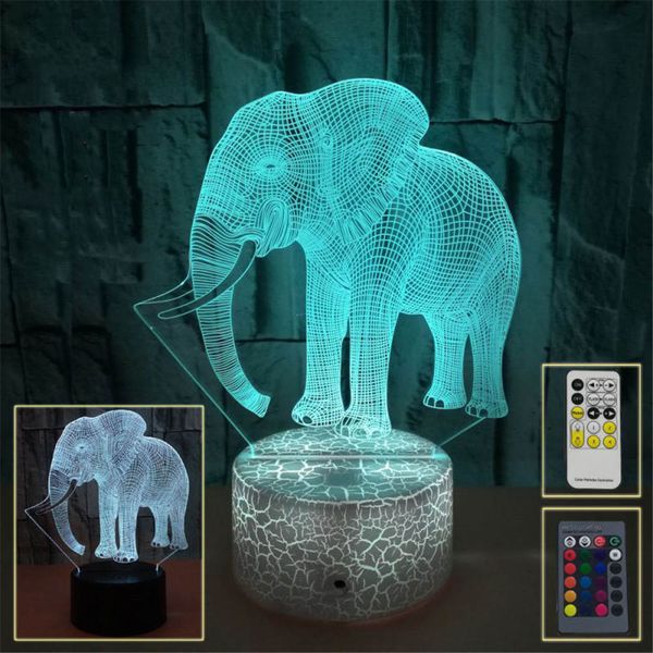 3D led lights Elephant 7 Colorful Touch LED Visual Table Lamps Gift Atmosphere 3D Small Night Light
3D led lights Elephant 7 Colorful Touch LED Visual Table Lamps Gift Atmosphere 3D Small Night Light