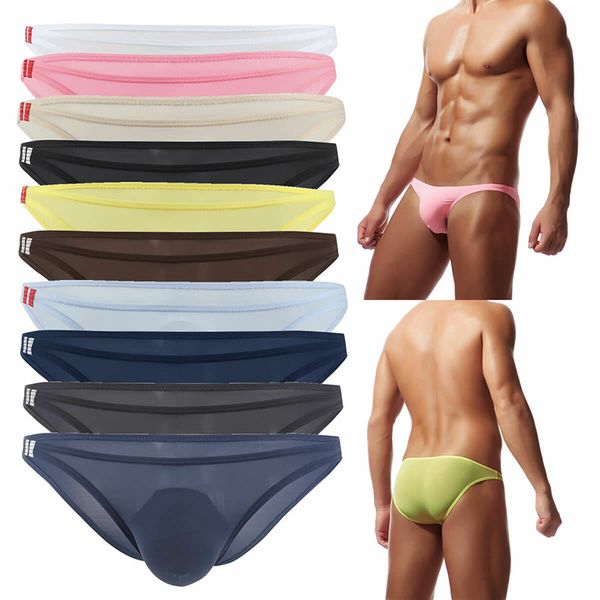 underpants men's underwear ultra-thin briefs male ice silk breathable seamless slip panties gay nightwear, Black;white
underpants men's underwear ultra-thin briefs male ice silk breathable seamless slip panties gay nightwear, Black;white