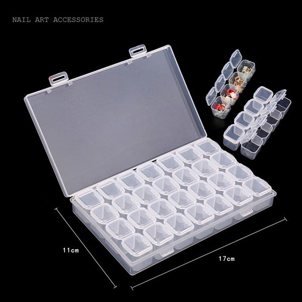 28 slots nail art storage box plastic transparent display case organizer holder for rhinestone beads ring earrings e2s
28 slots nail art storage box plastic transparent display case organizer holder for rhinestone beads ring earrings e2s