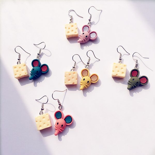 2020new arrival red lovely mouse earrings women love cheese personality niche clip on earring cartoon funny small animal earring, Silver
2020new arrival red lovely mouse earrings women love cheese personality niche clip on earring cartoon funny small animal earring, Silver