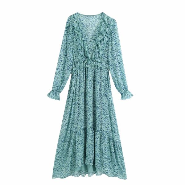 casual dresses women leopard print cascading ruffle chiffon dress femme v-neck nine quarter sleeve lady loose clothes d6206, Black;gray
casual dresses women leopard print cascading ruffle chiffon dress femme v-neck nine quarter sleeve lady loose clothes d6206, Black;gray