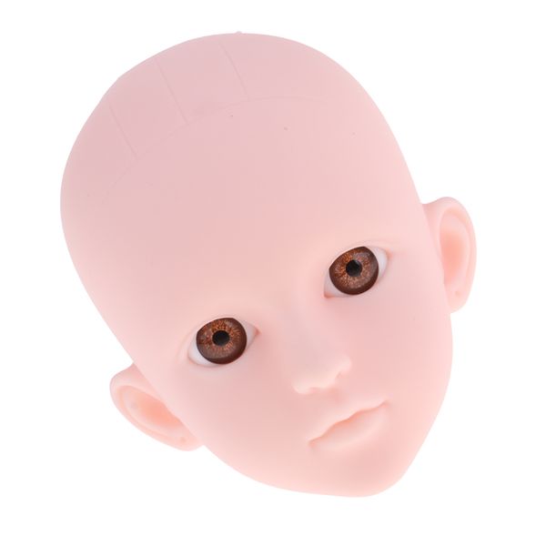 1/4 female bjd doll head sculpt with 3d brown eyes, applicable for ob pb kurhn, for msd dod sd dz
1/4 female bjd doll head sculpt with 3d brown eyes, applicable for ob pb kurhn, for msd dod sd dz