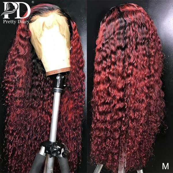 lace wigs 13x4 glueless deep wave burgundy front 1b 99j human hair curly ombre wine red pre plucked, Black;brown
lace wigs 13x4 glueless deep wave burgundy front 1b 99j human hair curly ombre wine red pre plucked, Black;brown